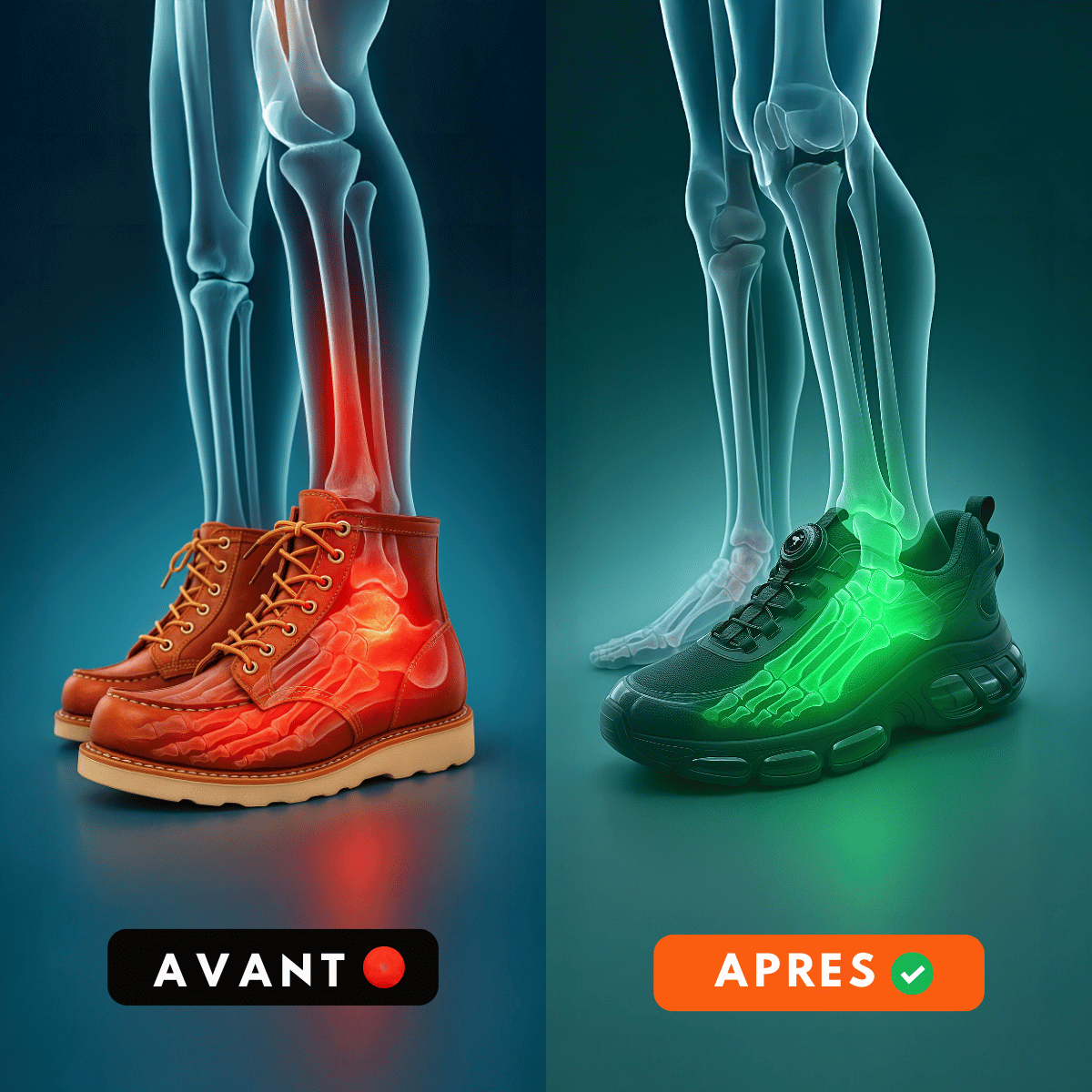 Chaussures de sécurité légères et confortables