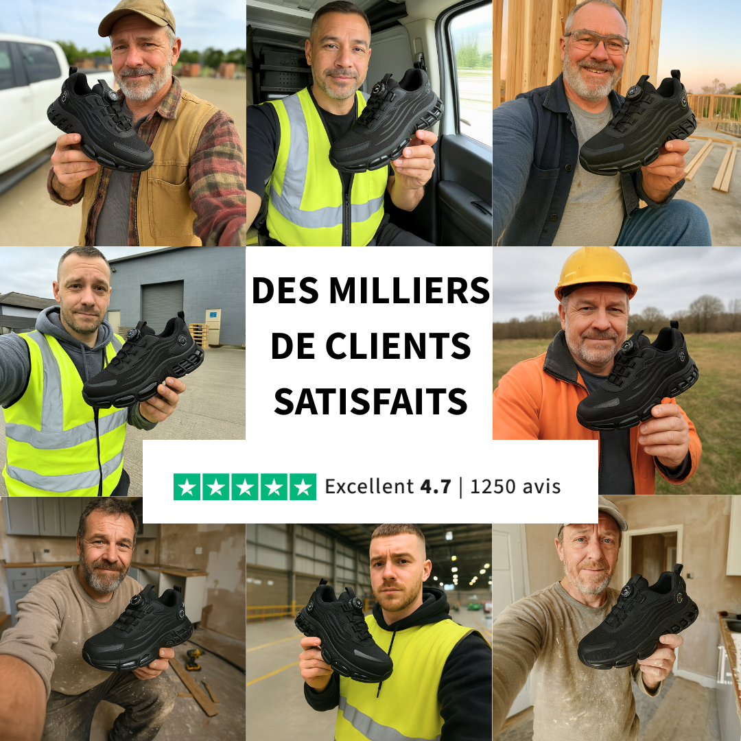 Chaussures de sécurité légères et confortables